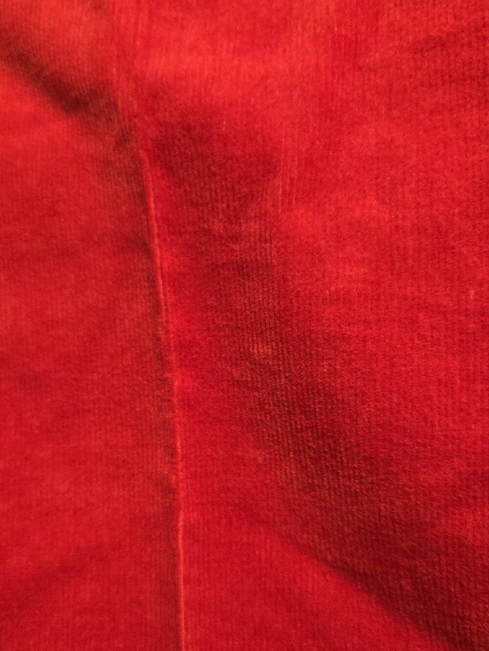 Express Slim Flared Leg Corduroy Jeans in Red - Picture 12 of 12